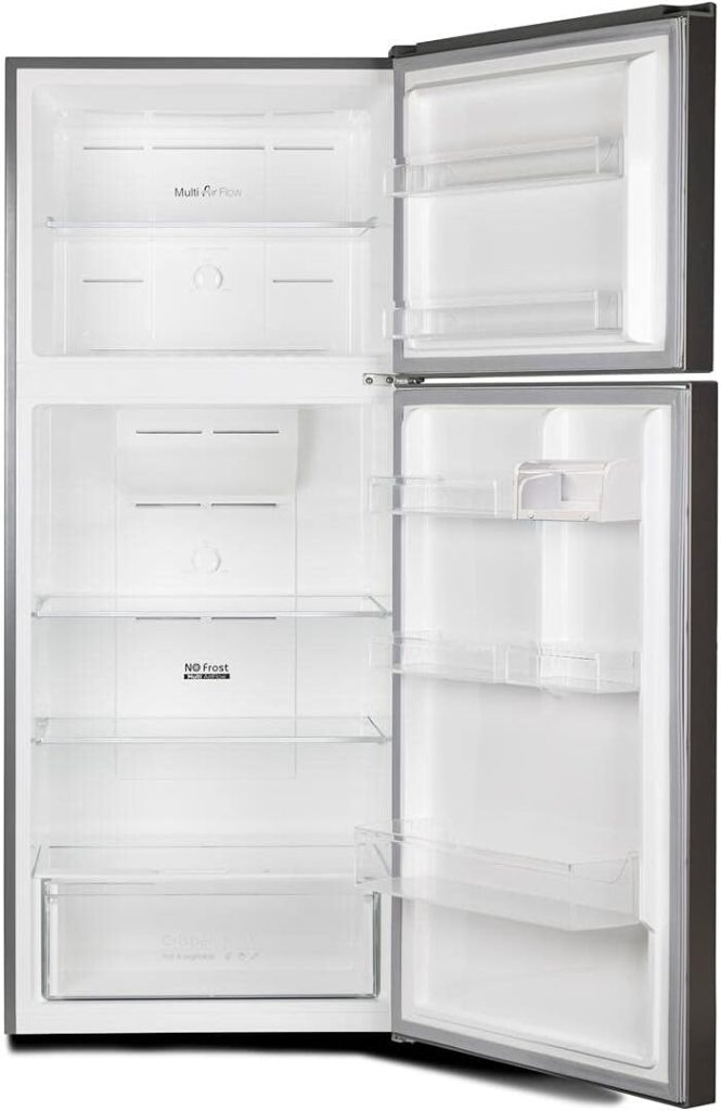 F15TFRESSS 250 Series Stainless Steel Refrigerator with Counter Depth Top Freezer, 28 Inch, 14.5 Cu. Ft. Capacity, Fridge for Kitchen, Office, Apartment, Glass Shelves, Reversible Door