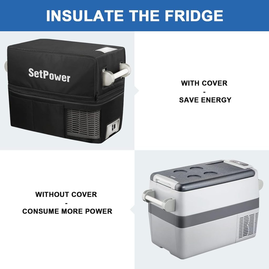 Setpower Insulated Protective Cover for AJ30 Portable Refrigerator Freezer, suitable for AJ30 Only