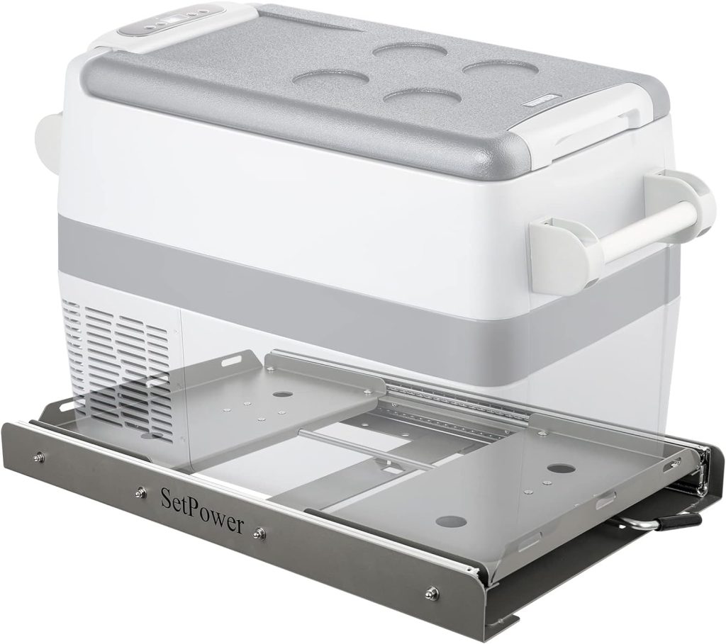 Setpower Slide Mount for AJ Series Portable Refrigerator Freezer, Designed AJ30, AJ40, AJ50